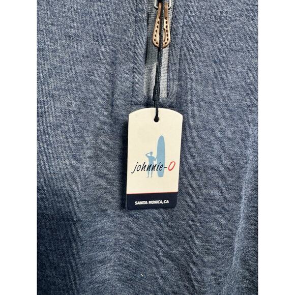 Johnnie O Sully Quarter 1/4 Zip Pullover in Helios Blue Sz Medium - Picture 3 of 5